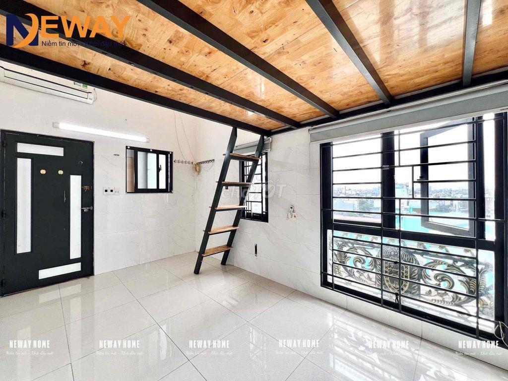 DUPLEX CỬA SỔ TRỜI LỚN SIÊU MÁT - QUA ĐẠI HỌC VĂN HIẾN 9P ĐI XE