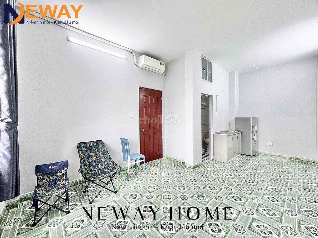 STUDIO CỬA SỔ TRỜI SẴN TỦ LẠNH, MÁY LẠNH, QUA ĐẠI HỌC VĂN HIẾN 10P