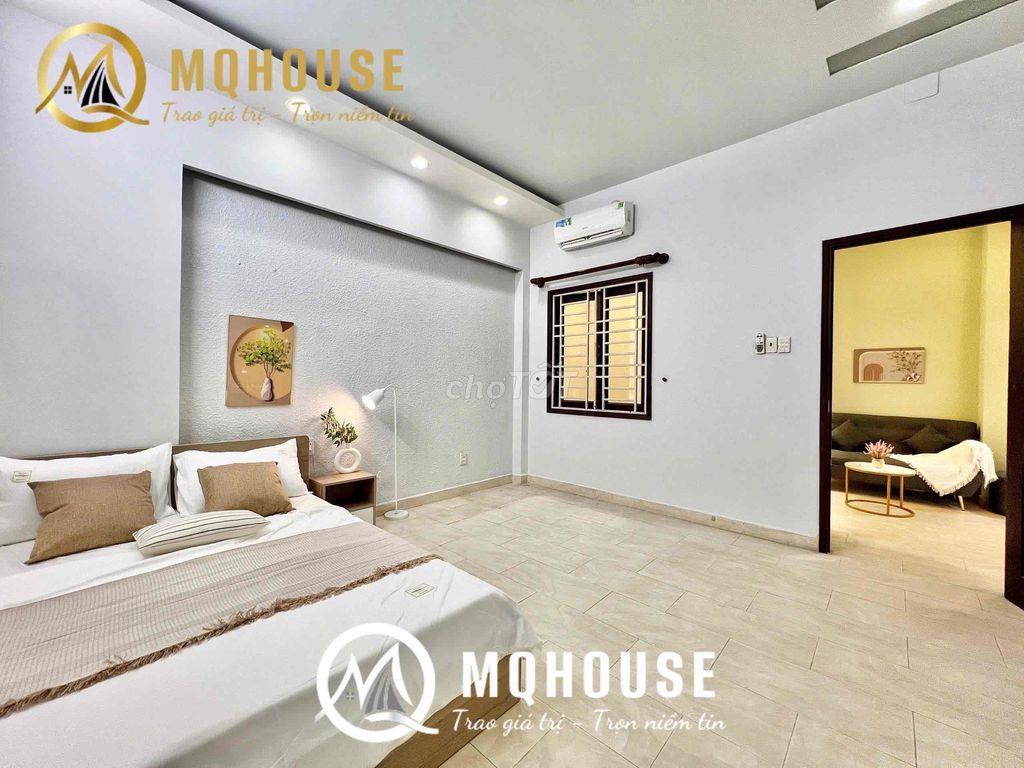 CHDV 2PN LỚN FULL NỘI THẤT, MG VÀ MÁY SẤY RIÊNG, NGAY CV HOÀNG VĂN THỤ
