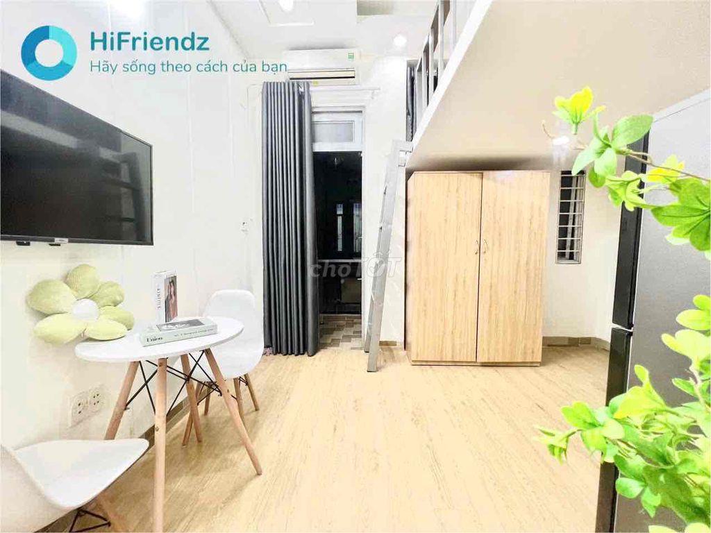 CHỈ TÍNH ĐIỆN NƯỚC, BAN CÔNG FULL NỘI THẤT, GẦN NGÃ TƯ BỐN XÃ,  AEON