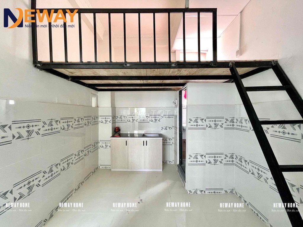PHÒNG BAN CÔNG LỚN SIÊU THOÁNG MÁT, MỚI XÂY, GÁC CAO, QUA VĂN HIẾN 8P