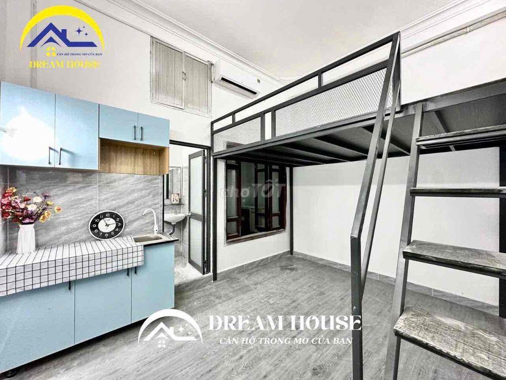 CHDV DUPLEX CỬA SỔ TRỜI, SẴN MÁY LẠNH, QUA ĐH VĂN HIẾN CHỈ 6P ĐI XE
