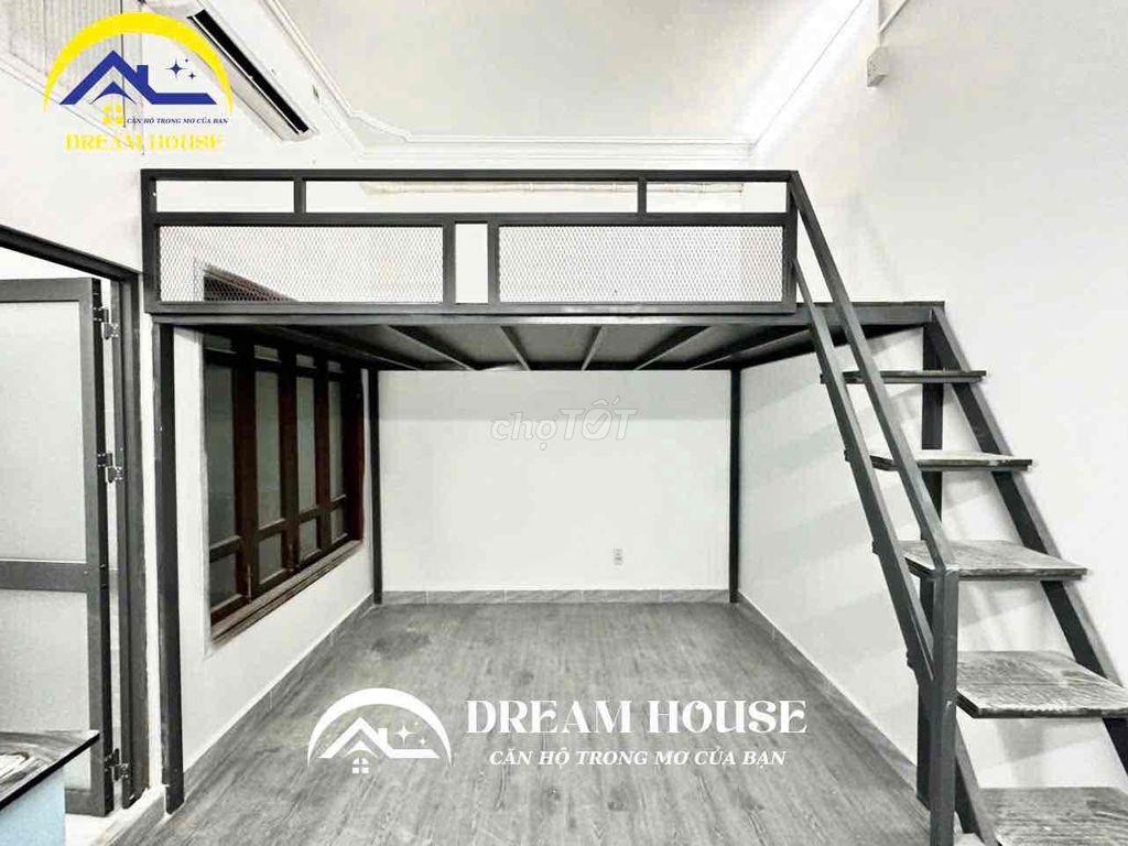 CHDV DUPLEX CỬA SỔ TRỜI, SẴN MÁY LẠNH, QUA ĐH VĂN HIẾN CHỈ 6P ĐI XE