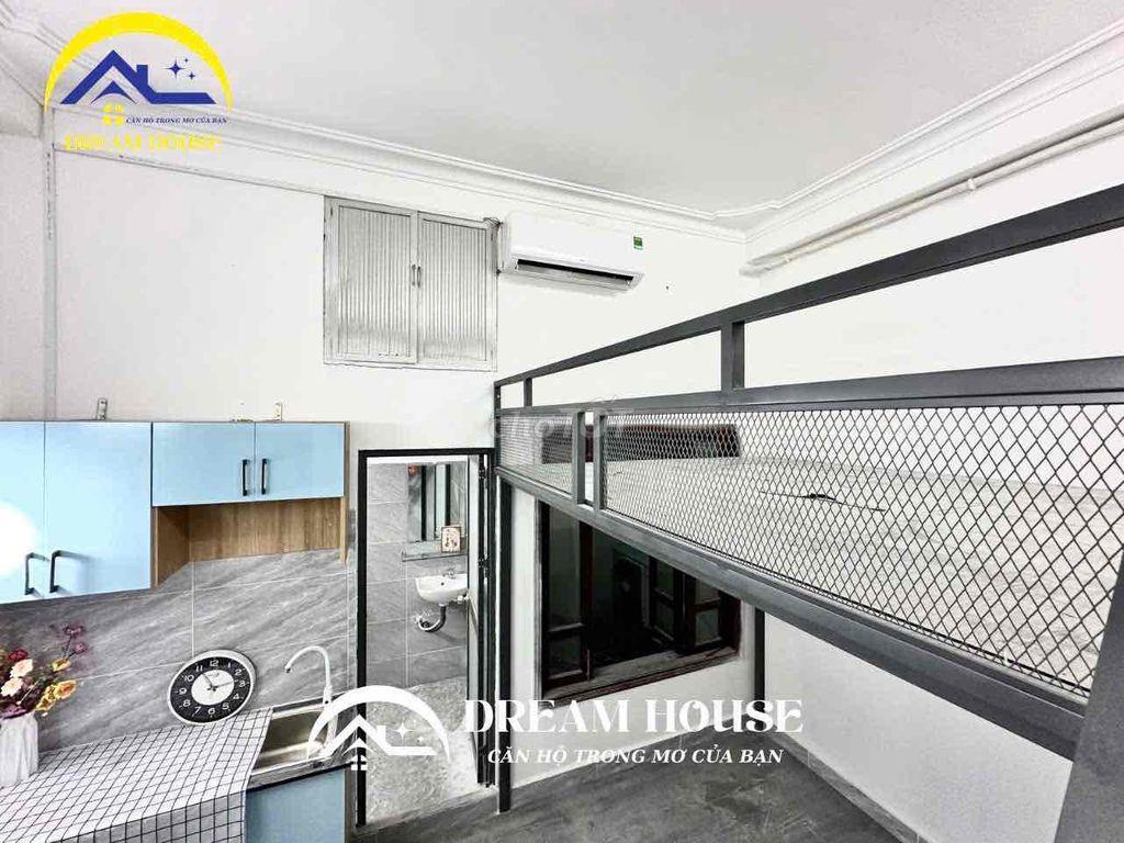 CHDV DUPLEX CỬA SỔ TRỜI, SẴN MÁY LẠNH, QUA ĐH VĂN HIẾN CHỈ 6P ĐI XE