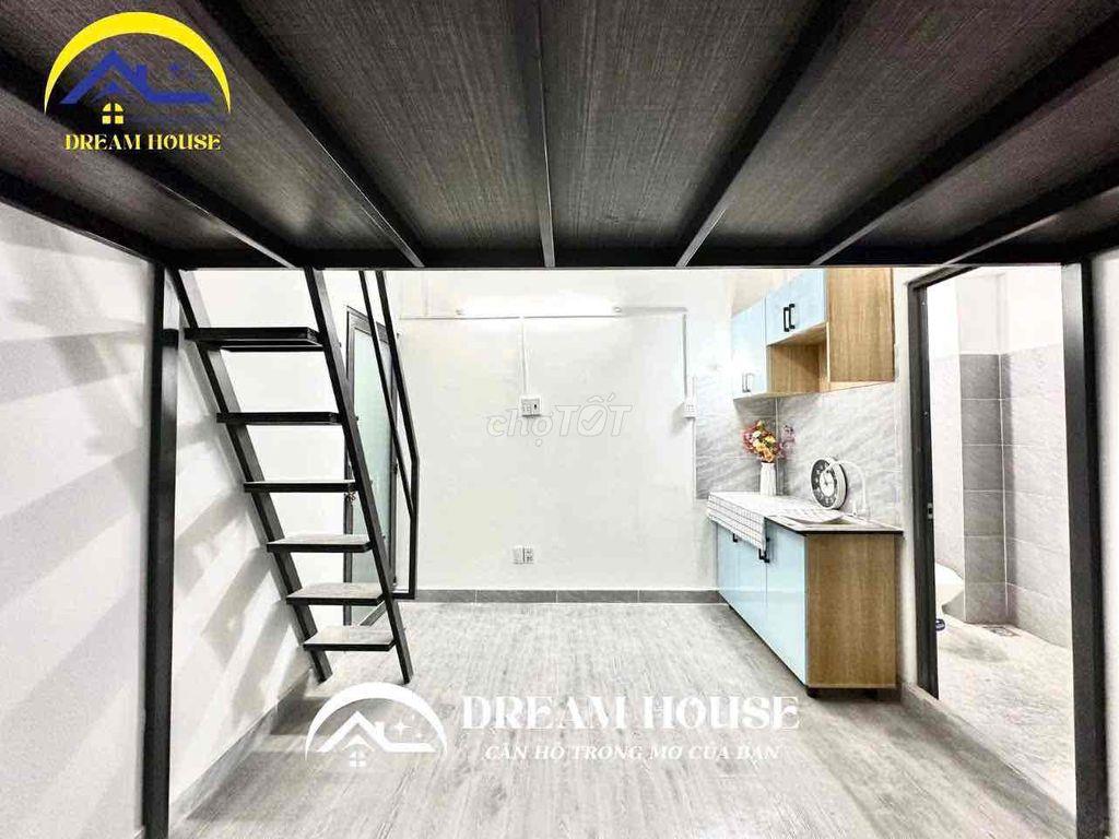 CHDV DUPLEX CỬA SỔ TRỜI, SẴN MÁY LẠNH, QUA ĐH VĂN HIẾN CHỈ 6P ĐI XE
