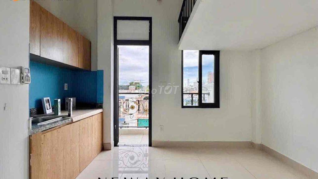 CHDV DUPLEX BAN CÔNG RIÊNG SẴN NT CƠ BẢN , QUA ĐH VĂN HIẾN 5P ĐI XE
