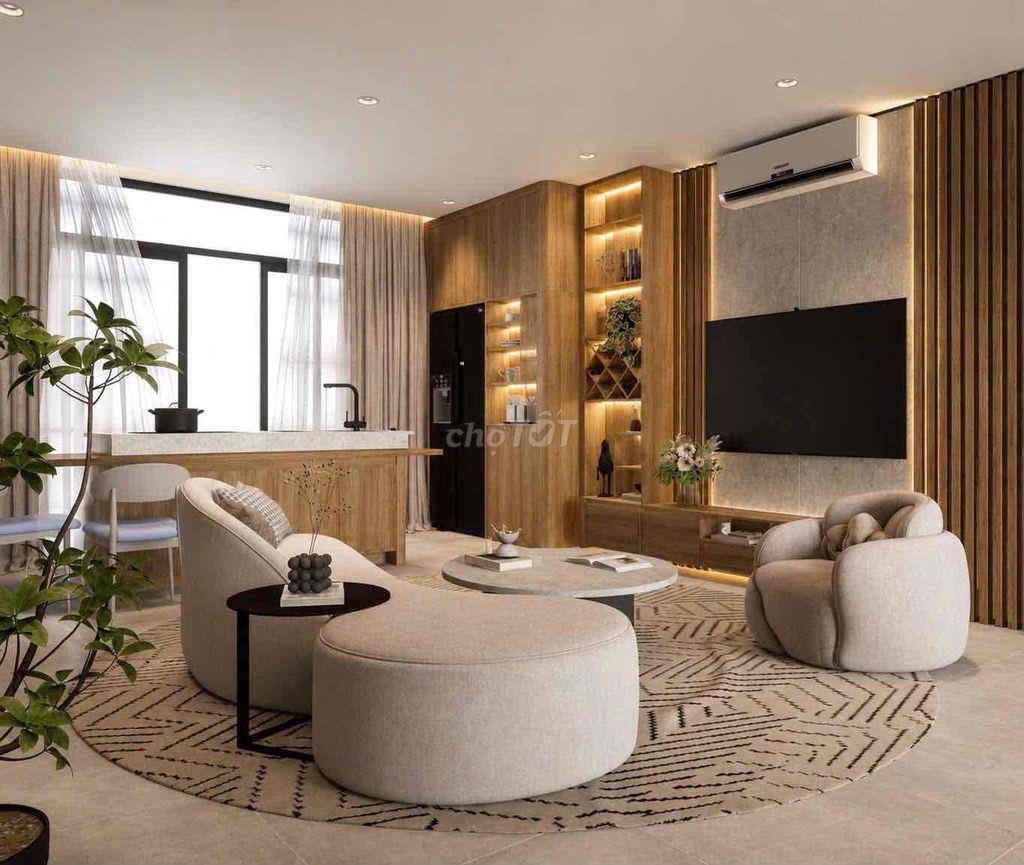 PENTHOUSE 100m2 - 2PN - FULL NỘI THẤT CAO CẤP - NGAY CỘNG HOÀ