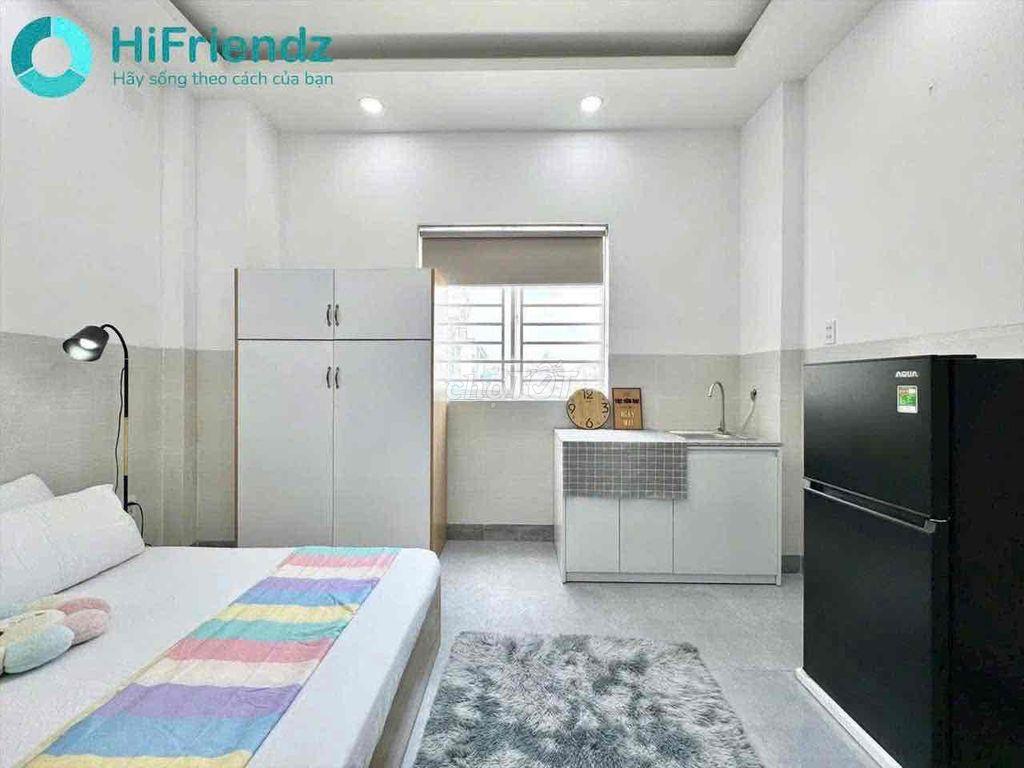 🎉STUDIO FULL NỘI THẤT, MÁY GIẶT RIÊNG - CÁCH ĐH VĂN HIẾN 5P ĐI XE🥰