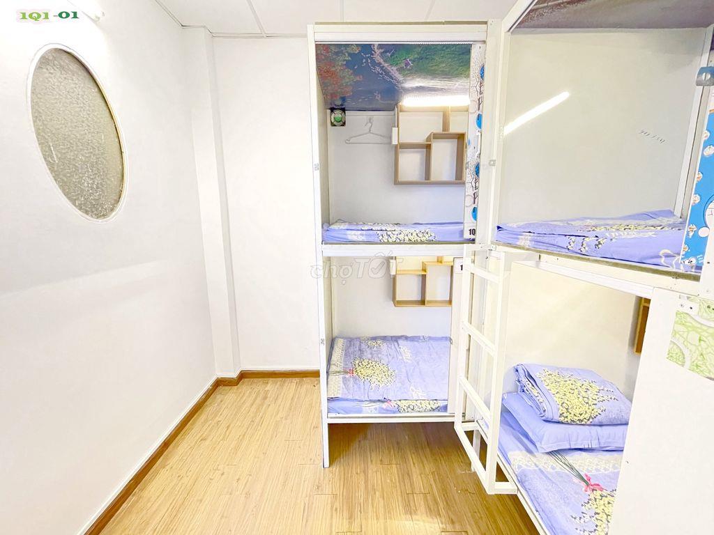 FREE 1 THÁNG TIỀN NHÀ ĐÂUÙ TIÊN - KTX NAM NGAY QUẬN 1 - BAO  CHI PHÍ