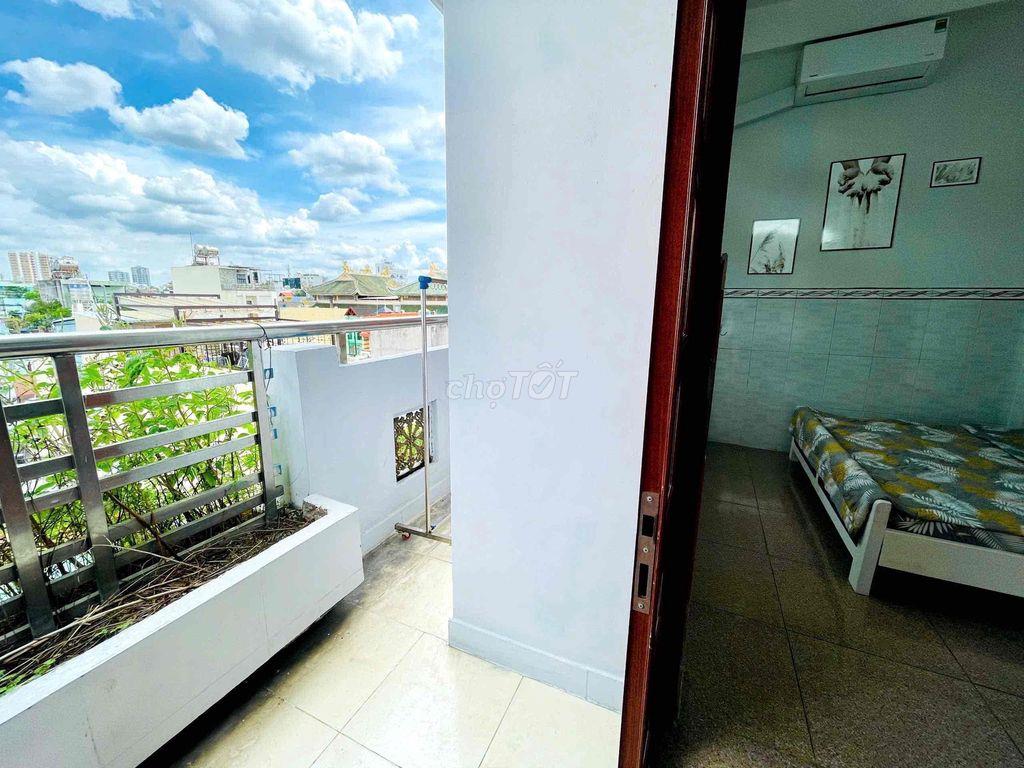 🏡CĂN HỘ TÁCH BẾP FULL NỘI THẤT 1 PHÒNG NGỦ - BAN CÔNG - 6.8Tr - 30m²