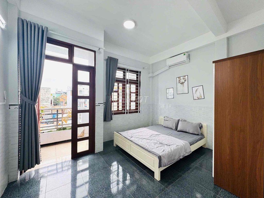 🏡CĂN HỘ TÁCH BẾP FULL NỘI THẤT 1 PHÒNG NGỦ - BAN CÔNG - 6.8Tr - 30m²