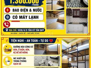 KTX Nữ Bao điện nước , có máy lạnh