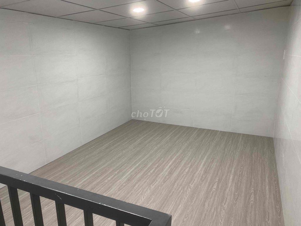 Nhà trọ mới 25m2, gác lửng, cổng riêng