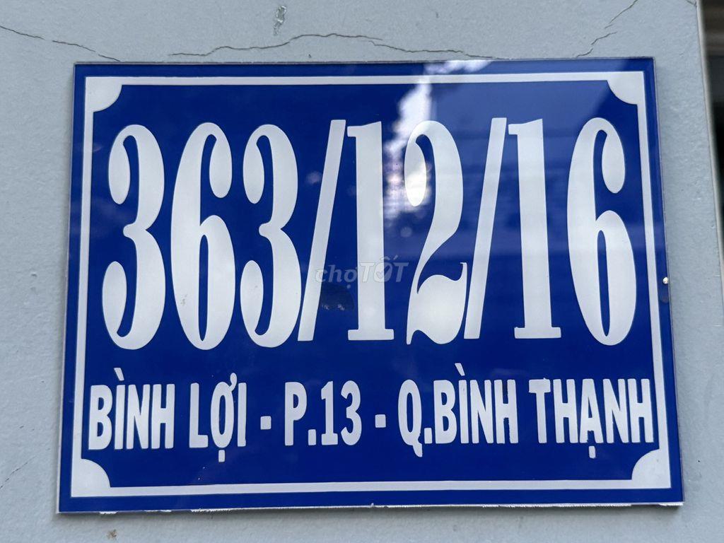 Phòng siu rộng đường Bình Lợi, có BAN CÔNG, view rất đẹp, thoáng
