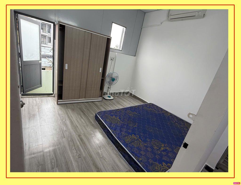 Phòng ngay ngã 5 Bình Hoà, full nội thất, có BAN CÔNG sau