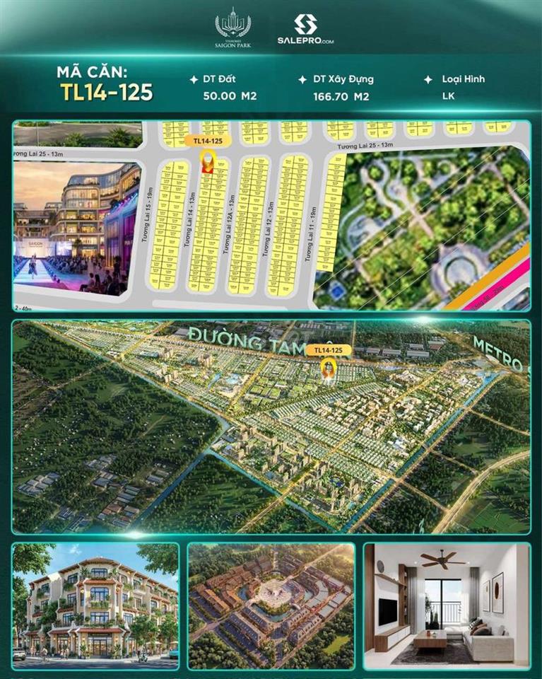 ​Diện tích đất: 50,00 m²
​Diện tích xây dựng: 166,70 m²
​