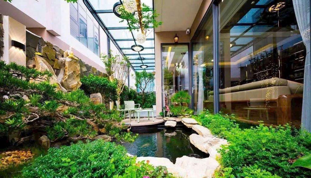 Sân vườn/Tiểu cảnh : Khu vực tiểu cảnh sân vườn phong cách Nhật Bản