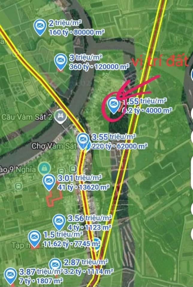 Bán đất Lý Nhơn - Cần Giờ (ngay khu nhà yến cầu Vàm Sát)