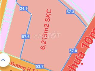 Bán 6,215m2 đất (SKC) có 1000m2 kho, 2MT Huỳnh Tấn Phát, Nhà Bè