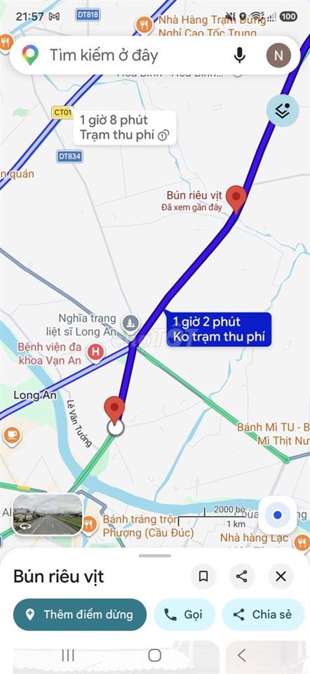 Bán 6.000m2 thổ cư, 2MT QL1A, Gần Cầu Voi, xã Nhị Thành, Thủ Thừa, LA