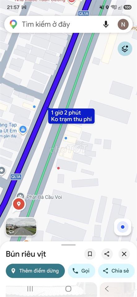 Bán 6.000m2 thổ cư, 2MT QL1A, Gần Cầu Voi, xã Nhị Thành, Thủ Thừa, LA