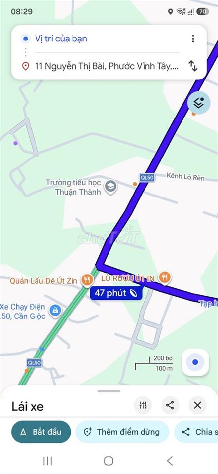 Bán 1.000m2 Lúa, Nguyễn Thị Bài, cách QL50, 300m, Cần Giuộc, LA cũ