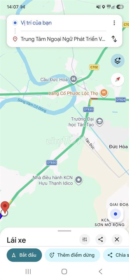 Bán 8.400m2 có 4.500m2 thổ, 2MT đường 830, Lương Bình, Bến Lức, LA
