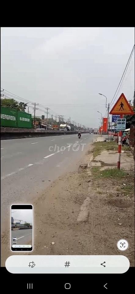 Bán 2,015m2 đất thổ + xưởng nhỏ, MT, QL1A, cách chợ Bình Chánh 1km