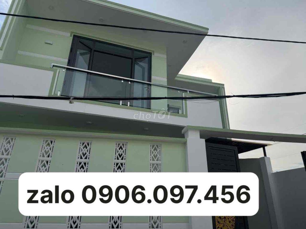 Bán nhà lầu hoàn công (8,75x9,75) đường số 160 Huỳnh Minh Mương,xe hơi