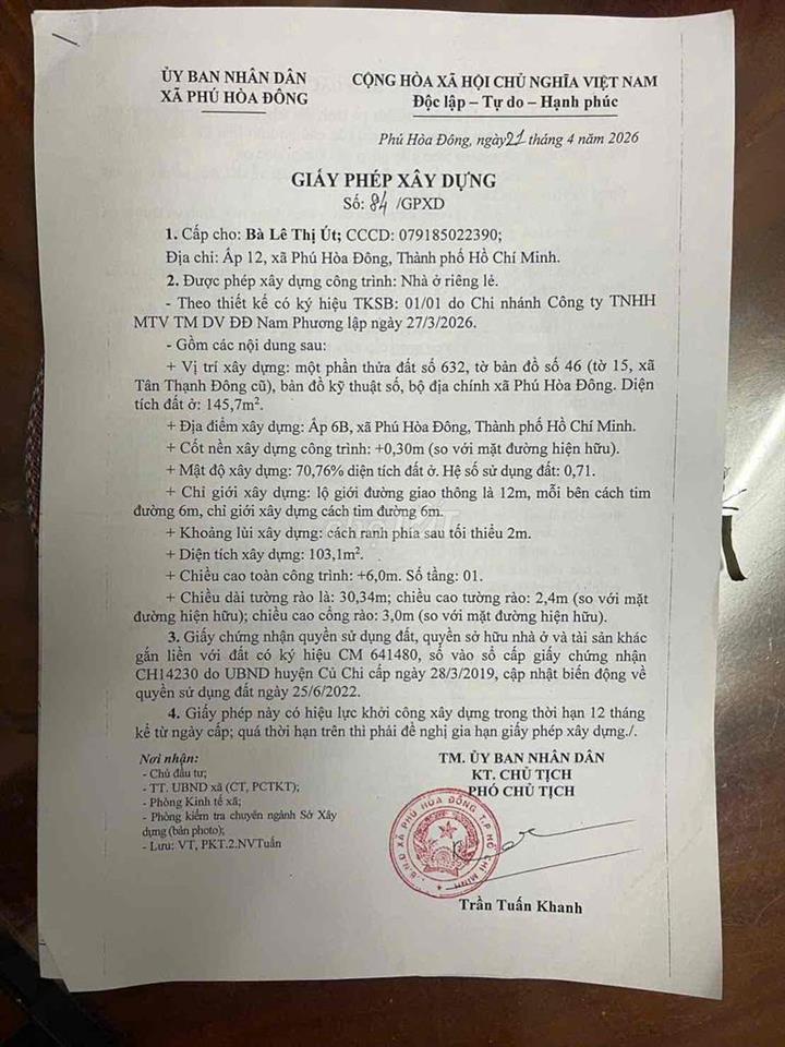 Bán nhà hoàn công đường Hoa Nắng(số122) vào 200m,đường thông ra TL15