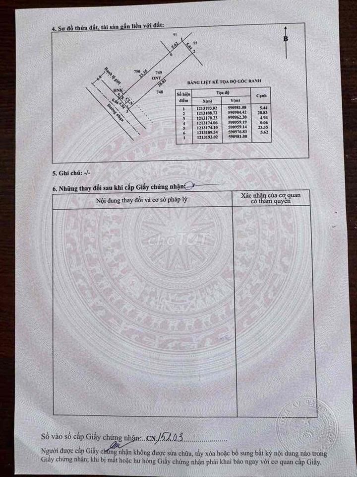 Giảm: lô đất đường nhựa 118m2 thổ cư ,thông ra Lê Thị Bay vào200m