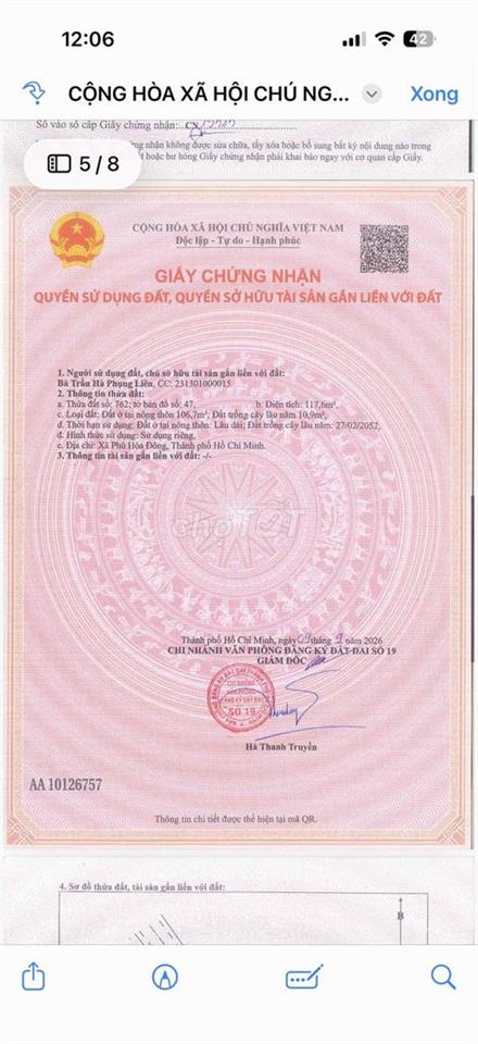 Bán lô đất mặt tiền Lê Thị Bay kinh doanh buôn bán tự do,cách TL15 50m