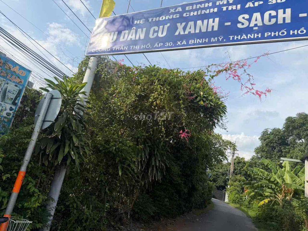 Đất thổ cư xây dựng ngay 1/ Trần Thị Hồ, thông sông sài gòn thoáng mát