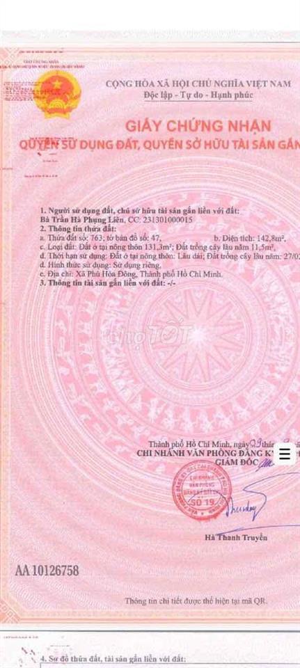 Giá ngộp chính chủ nhờ bán Nhà sổ hồng riêng mặt tiền đường bê tông