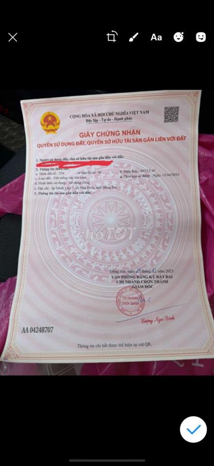 Em Bán 2 Lô 1.300m.Bình phước cũ.Giá rẻ.chính chủ