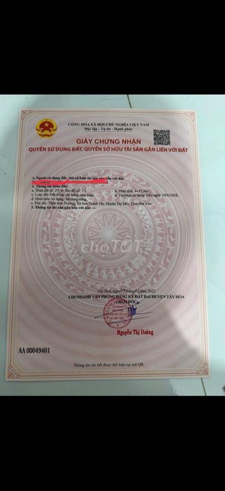Bán nhanh gần 4500m đất đẹp.Dân cư đông.quá lớn rẻ