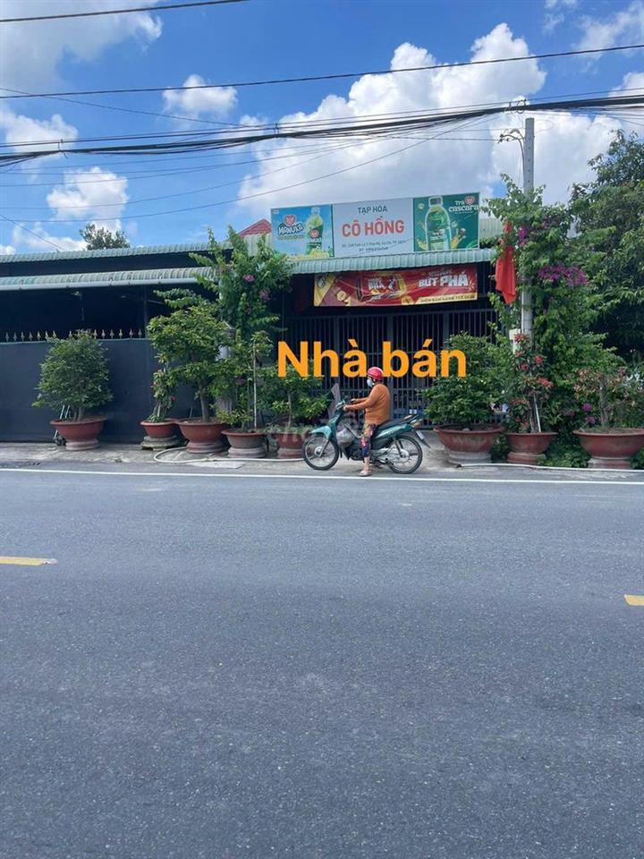 BÁN NHÀ MẶT TIỀN TỈNH LỘ 7 DT 126M2 SHR CHỦ NGỘP BÁN GẤP GIÁ RẺ 800TR
