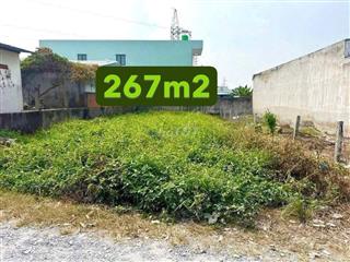 Bán đất 267m2(45m2 thổ) 600 triệu trung tâm trảng Bàng sổ hồng riêng
