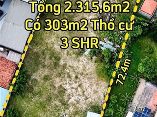 Cho thuê/Bán 2316m2 đất có 303m2 thổ cư mặt tiền Ngô Quyền-TT.Hóc Môn