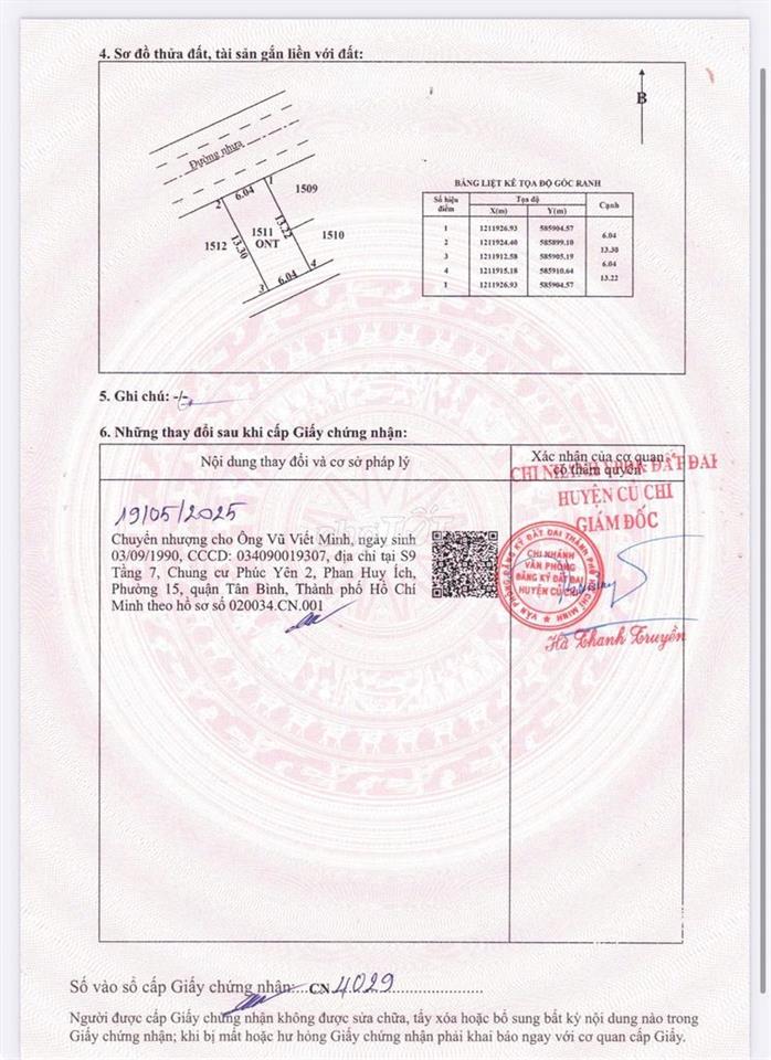 🌟 BÁN ĐẤT CỦ CHI – TÂN PHÚ TRUNG 🌟78m2 giá 1ty250tr