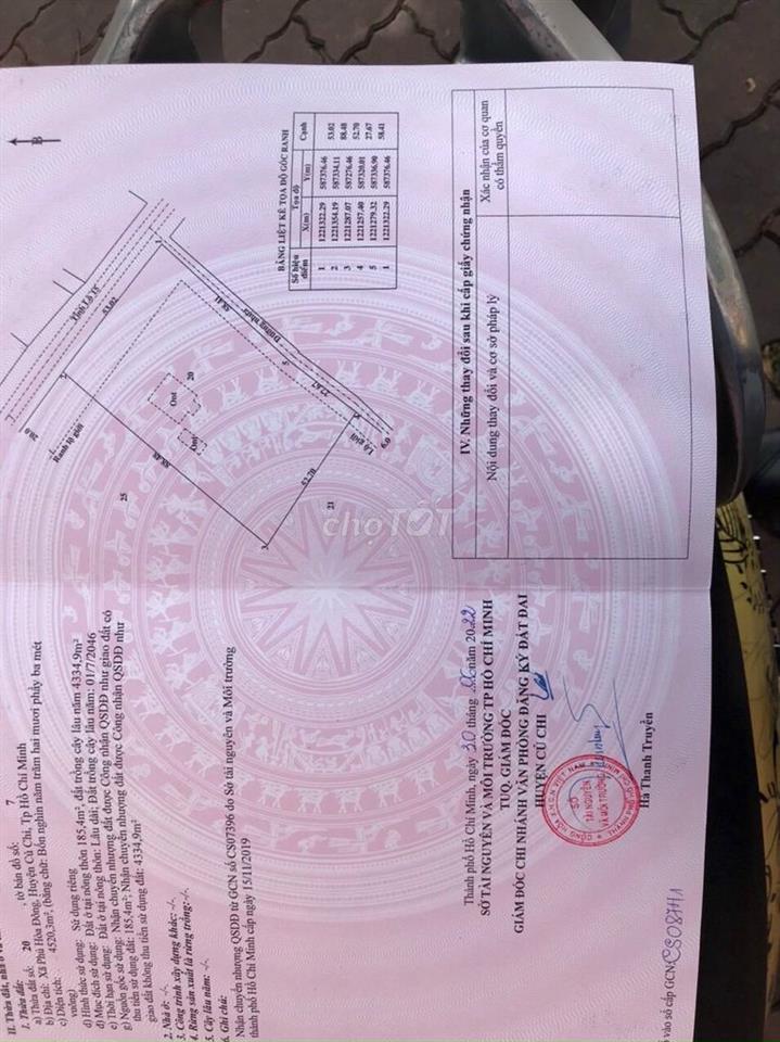Bán đât tinh lô 15 xa phu hoa đông