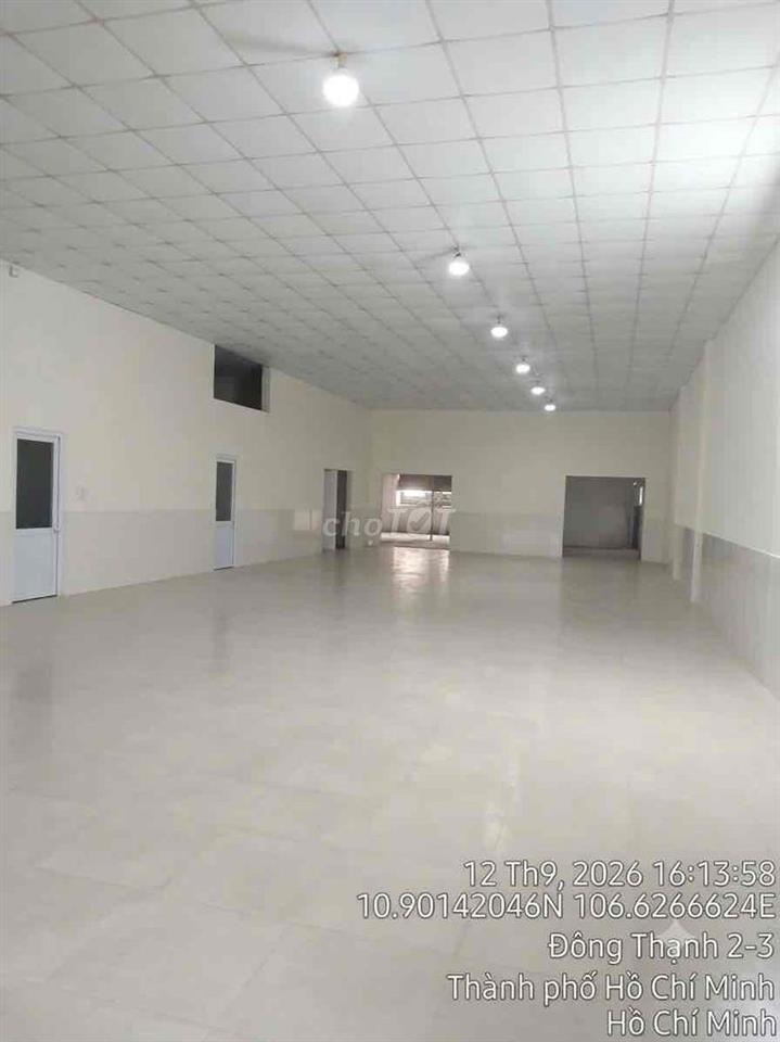 Cho thuê xưởng 750m. Đông thạnh. Hóc Môj