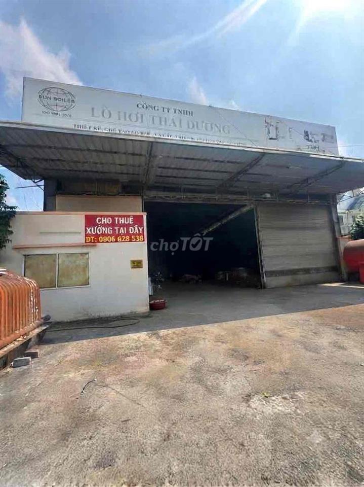 Cho thuê xưởng 1200m. Đường Phan Văn Khải. Tân Thông Hội. Củ  Chi