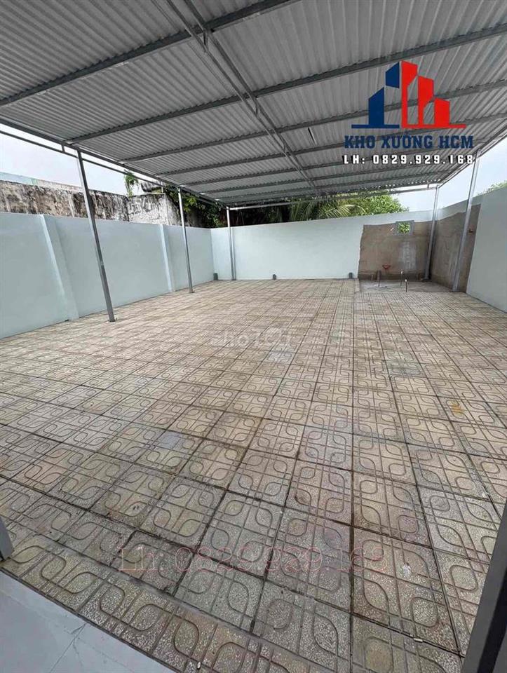 Xưởng mới xây dựng cho thuê khuôn viên 800m²