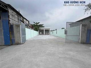 Xưởng mới xây dựng cho thuê khuôn viên 800m²