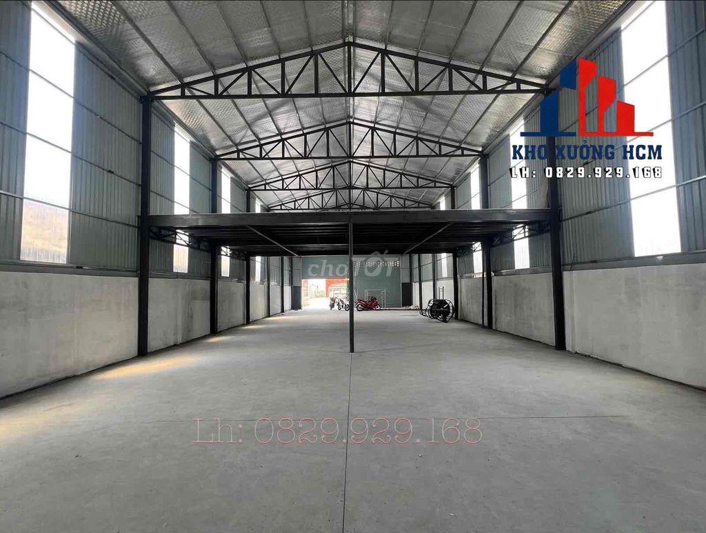 Cho thuê nhà xưởng mặt tiền cont 24/24, dtsd 600m²
