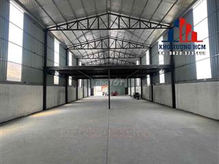 Cho thuê nhà xưởng mặt tiền cont 24/24, dtsd 600m²