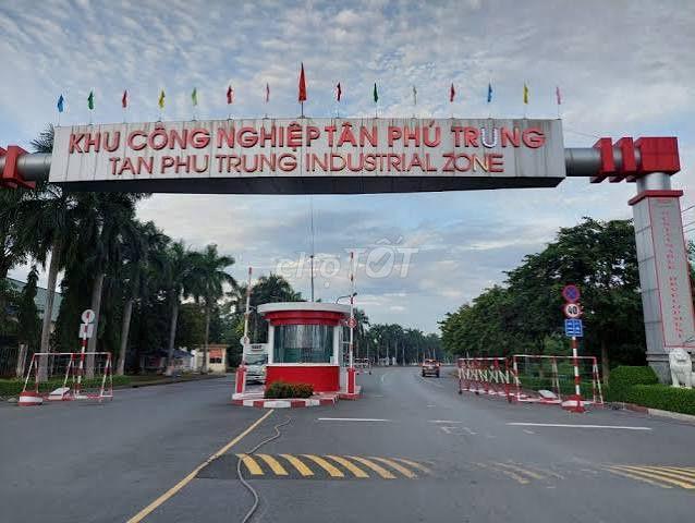 Bán gấp lô đất 105m2 gần KCN Tân Phú Trung. Giá 1 Tỷ 5, sổ hồng riêng
