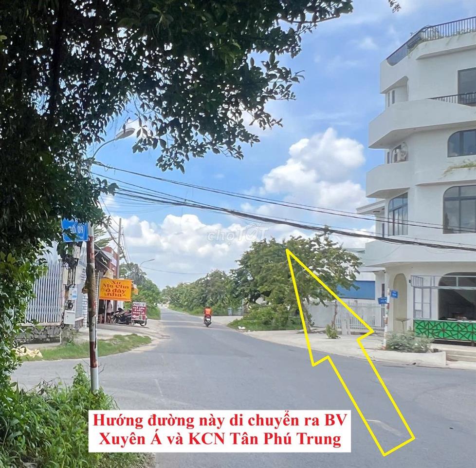 Chỉ 1tỷ080 có 182m2 MTĐ Nguyễn Thị Lắng, xã Tân Phú Trung, Củ Chi, SHR