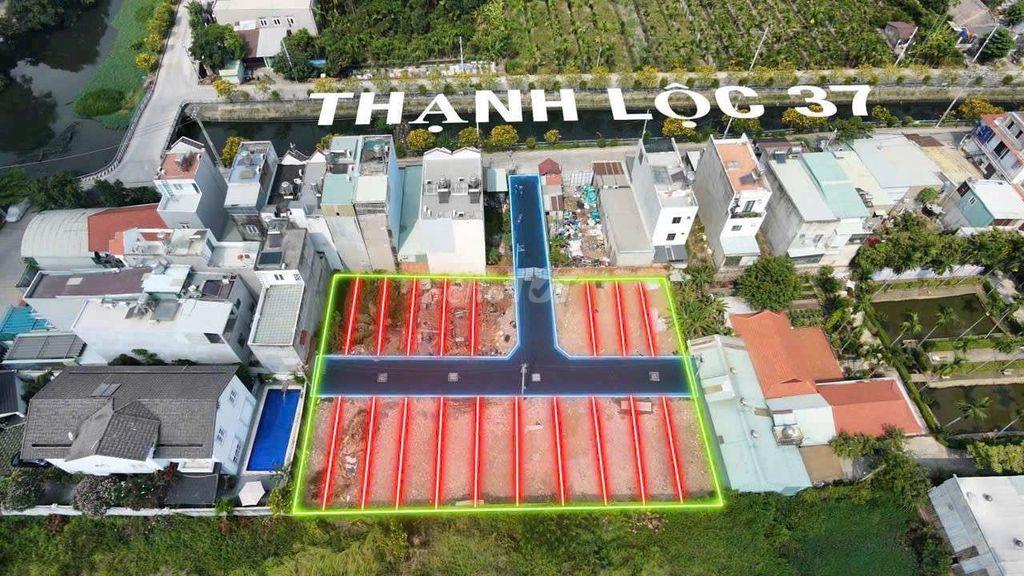 bán đất dự án đường thạnh lộc 37 phường thạnh lộc quận 12